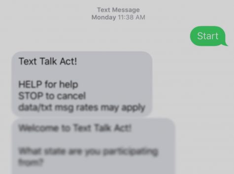 Text, Talk Act activity allows students to take part in an online dialogue.